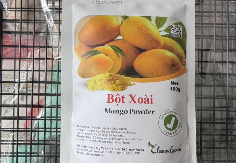 BỘT XOÀI NGUYÊN CHẤT